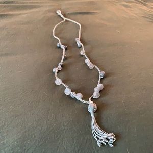 J Crew Long Beaded Necklace